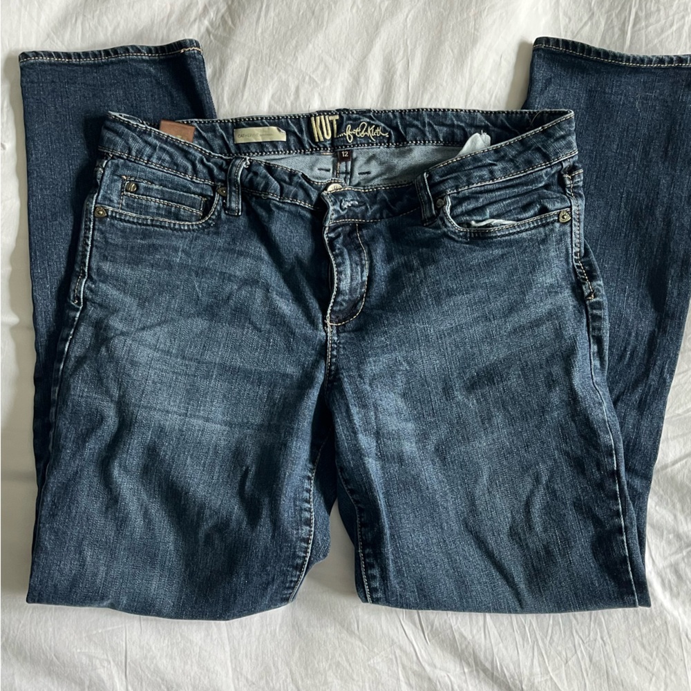 Kut from the Kloth Blue Relaxed Jeans with Vintage Look